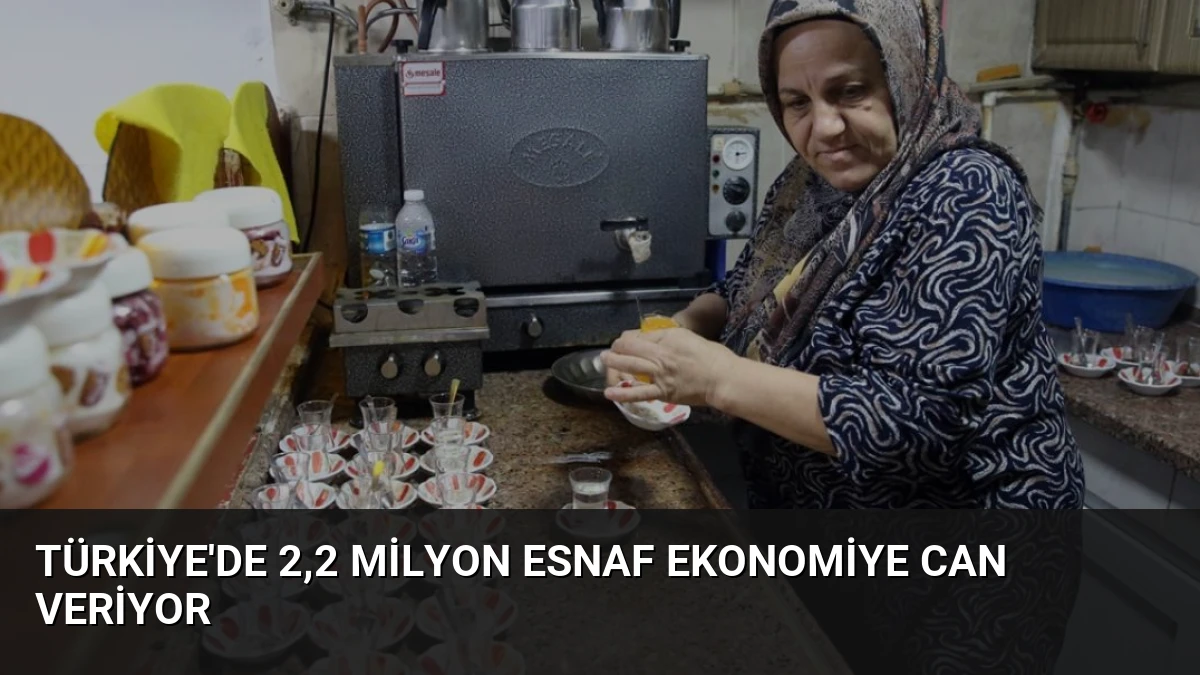 Türkiye’de 2,2 Milyon Esnaf Ekonomiye Can Veriyor