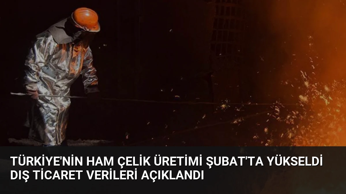 Türkiye’nin Ham Çelik Üretimi Şubat’ta Yükseldi Dış Ticaret Verileri Açıklandı