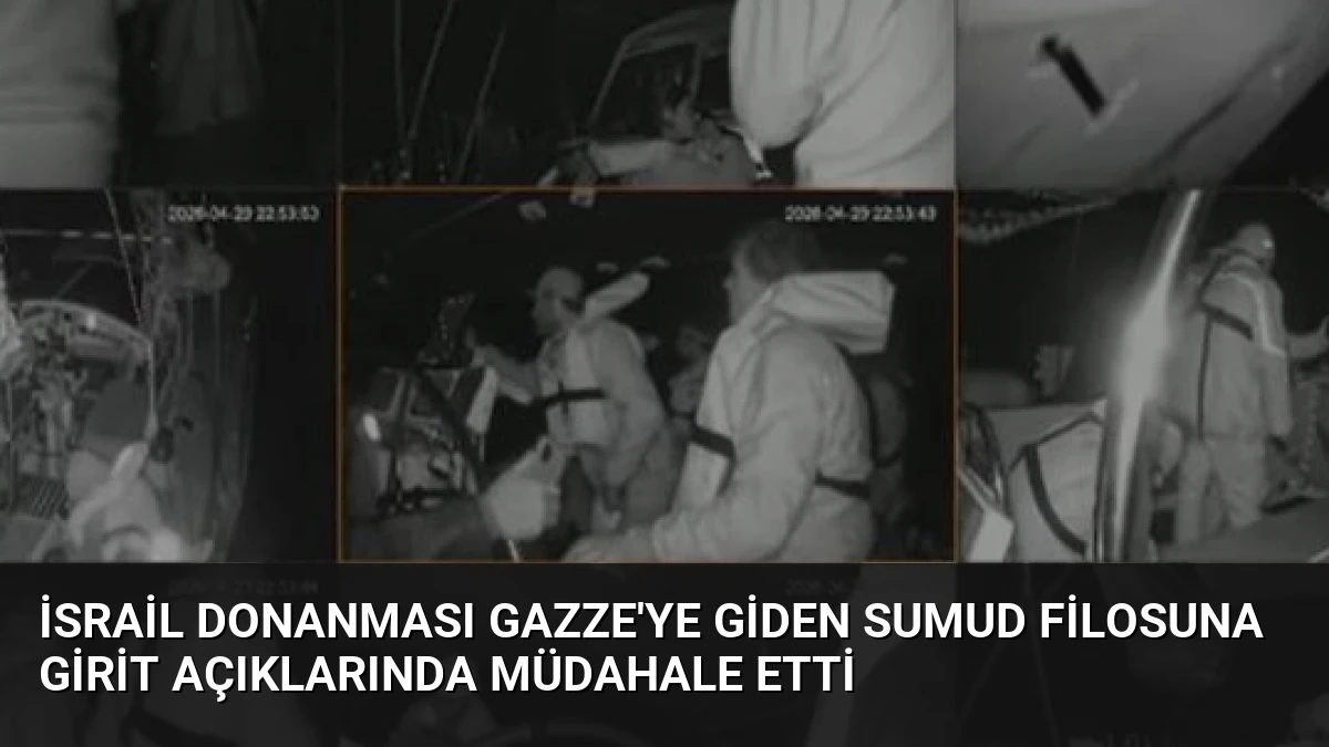 İsrail Donanması Gazze’ye Giden Sumud Filosuna Girit Açıklarında Müdahale Etti