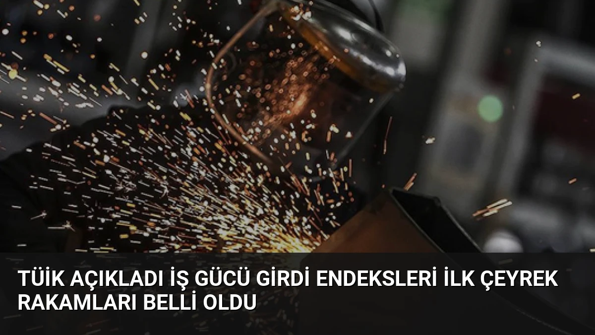 TÜİK Açıkladı İş Gücü Girdi Endeksleri İlk Çeyrek Rakamları Belli Oldu