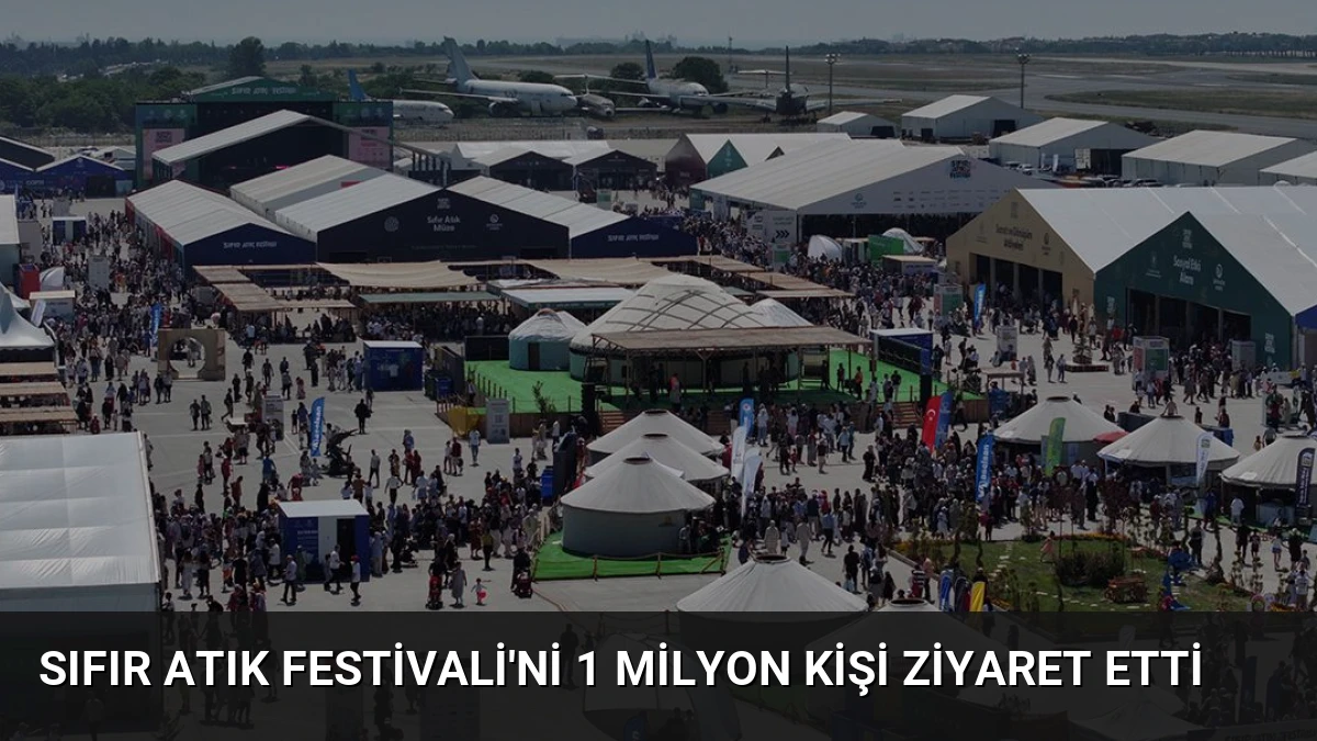 Sıfır Atık Festivali’ni 1 Milyon Kişi Ziyaret Etti