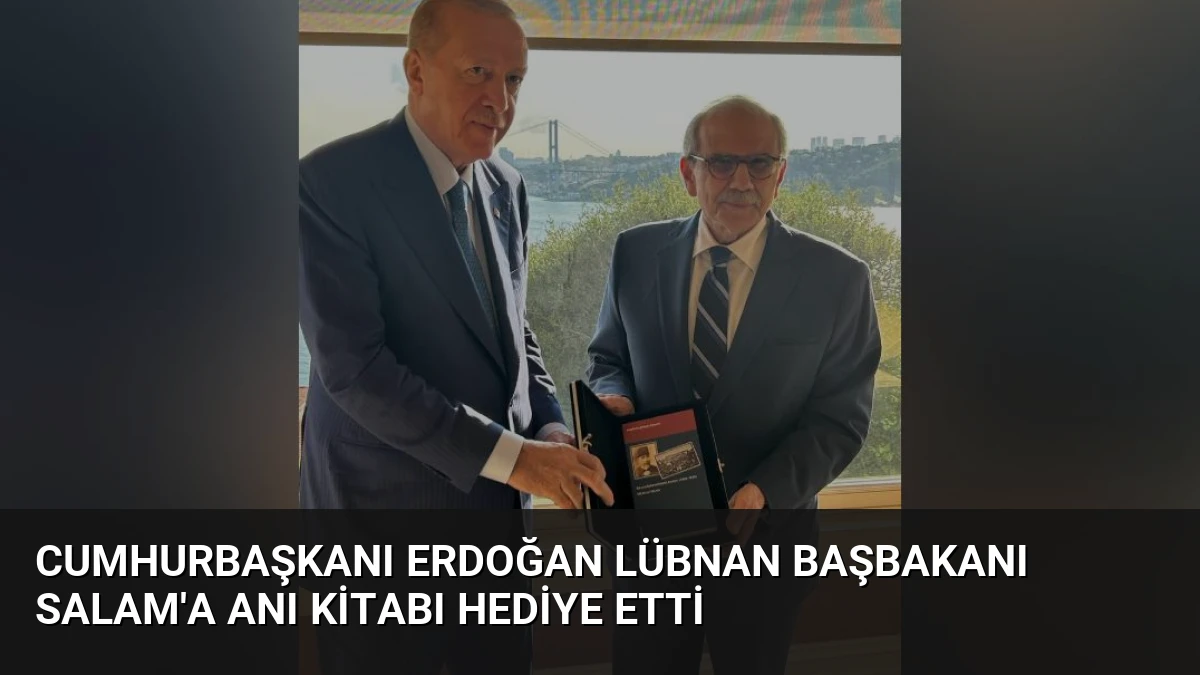 Cumhurbaşkanı Erdoğan Lübnan Başbakanı Salam’a Anı Kitabı Hediye Etti