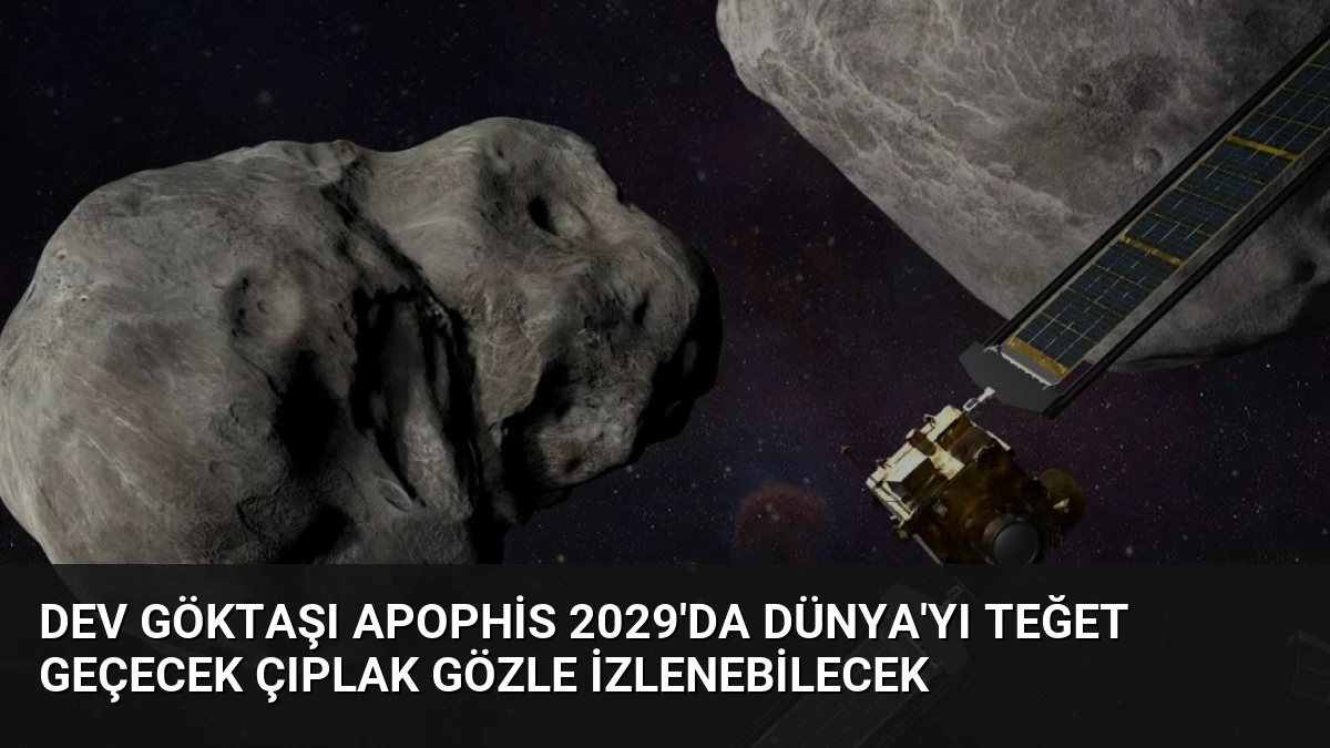 Dev Göktaşı Apophis 2029’da Dünya’yı Teğet Geçecek Çıplak Gözle İzlenebilecek