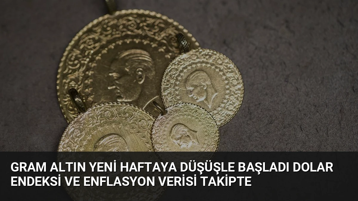 Gram Altın Yeni Haftaya Düşüşle Başladı Dolar Endeksi ve Enflasyon Verisi Takipte