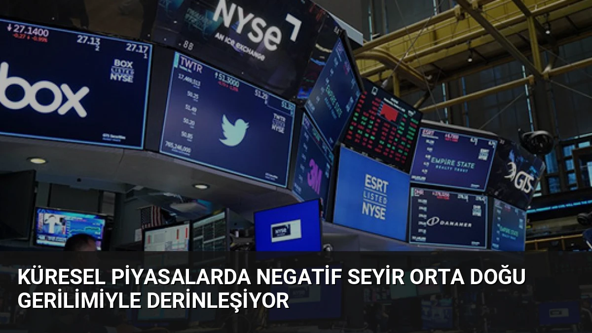 Küresel Piyasalarda Negatif Seyir Orta Doğu Gerilimiyle Derinleşiyor